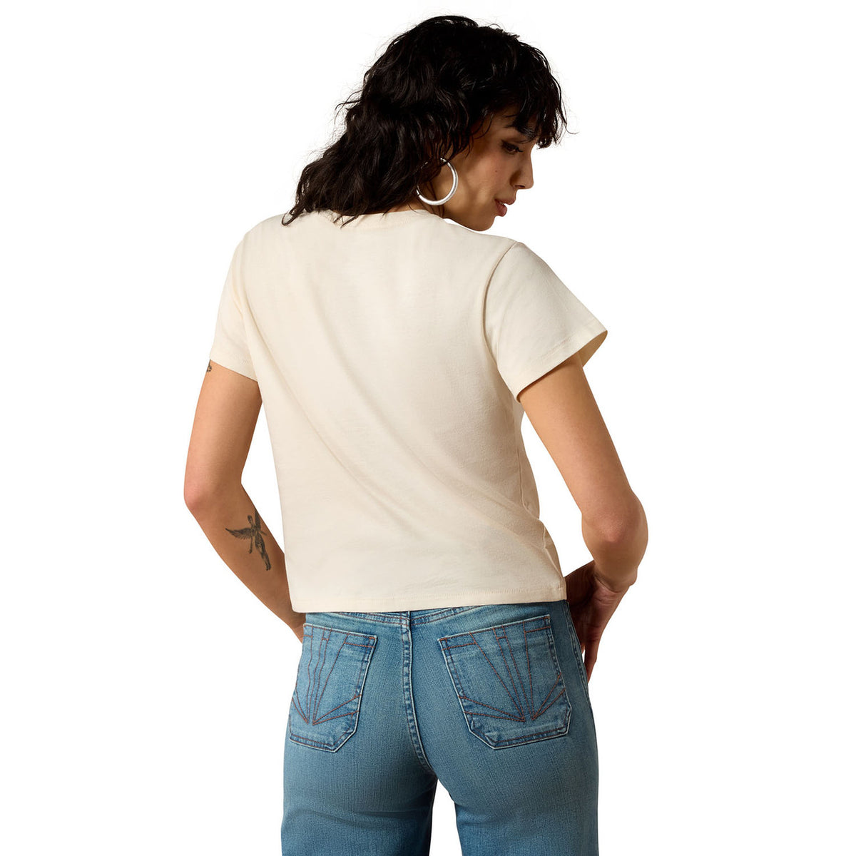 Back Image of the Ariat Women's One In The West T-Shirt.