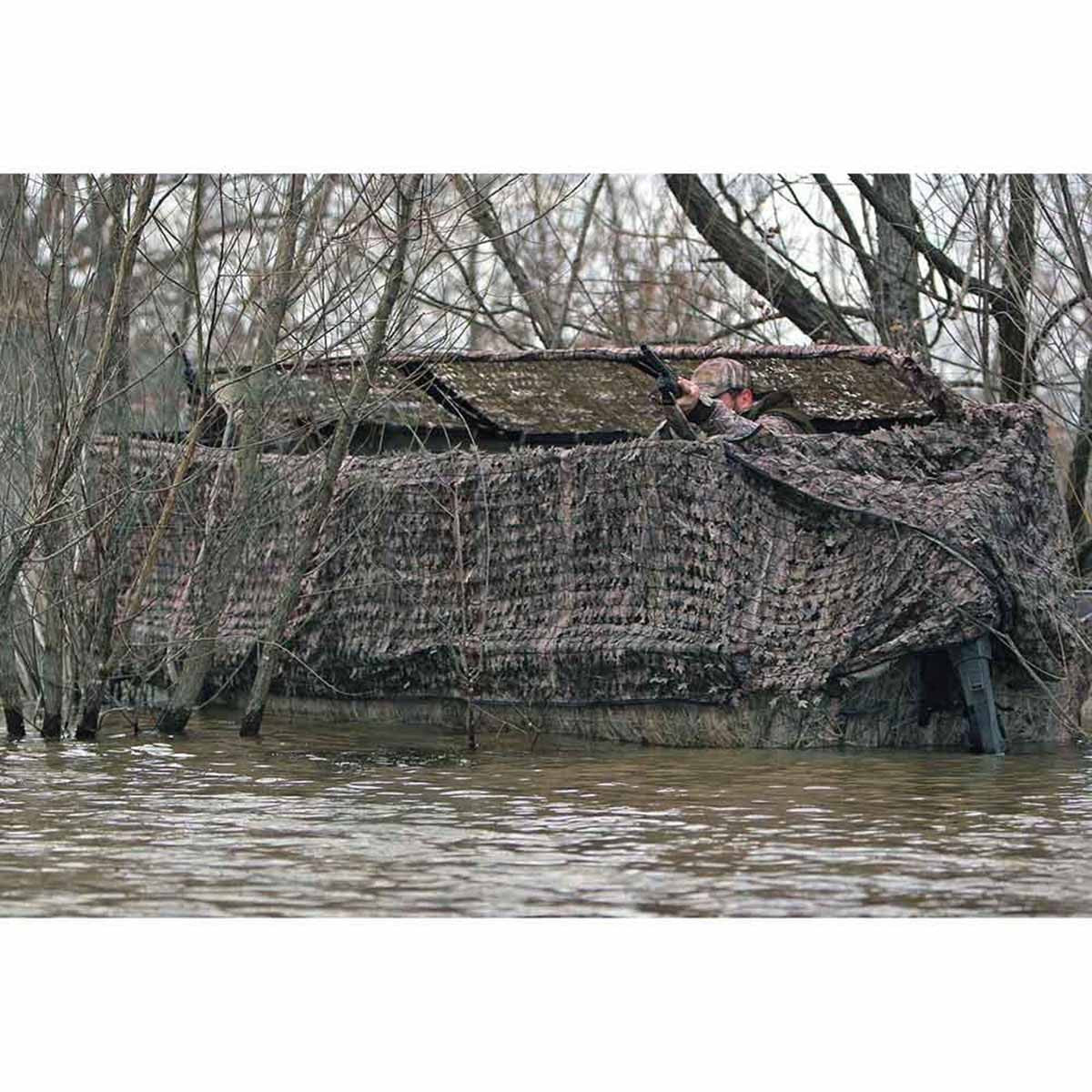 Quick-Set Boat Blind Kit 14'-16', Mossy Oak Bottomland