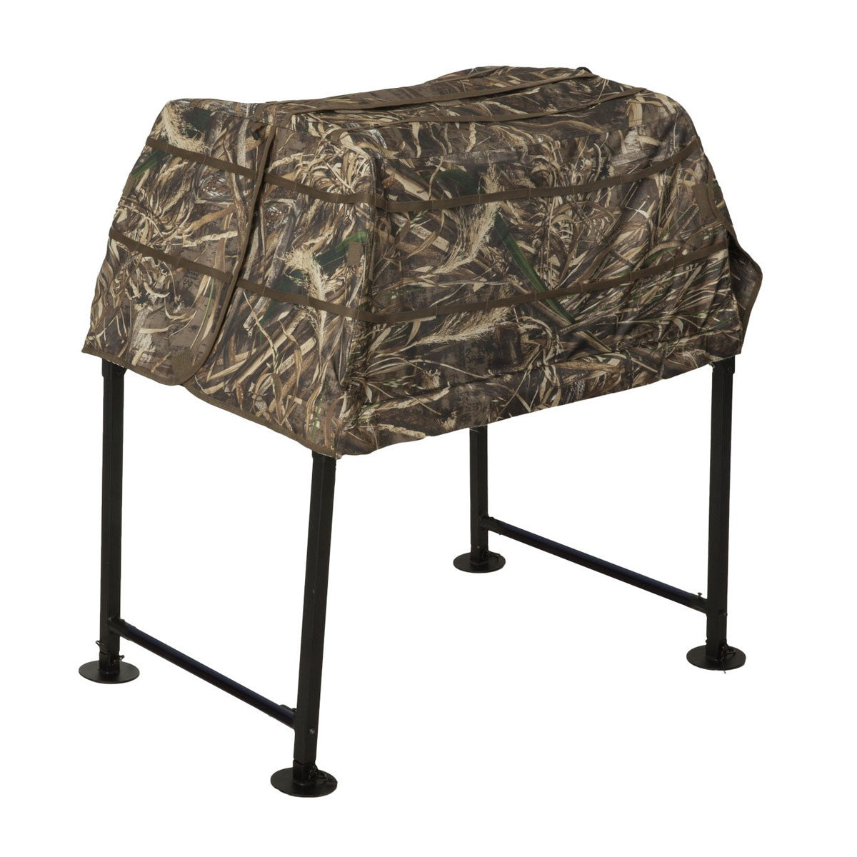 Avery Sporting Dogs High Ground-Force Elevated Dog Blind Closed Image Realtree Max 7