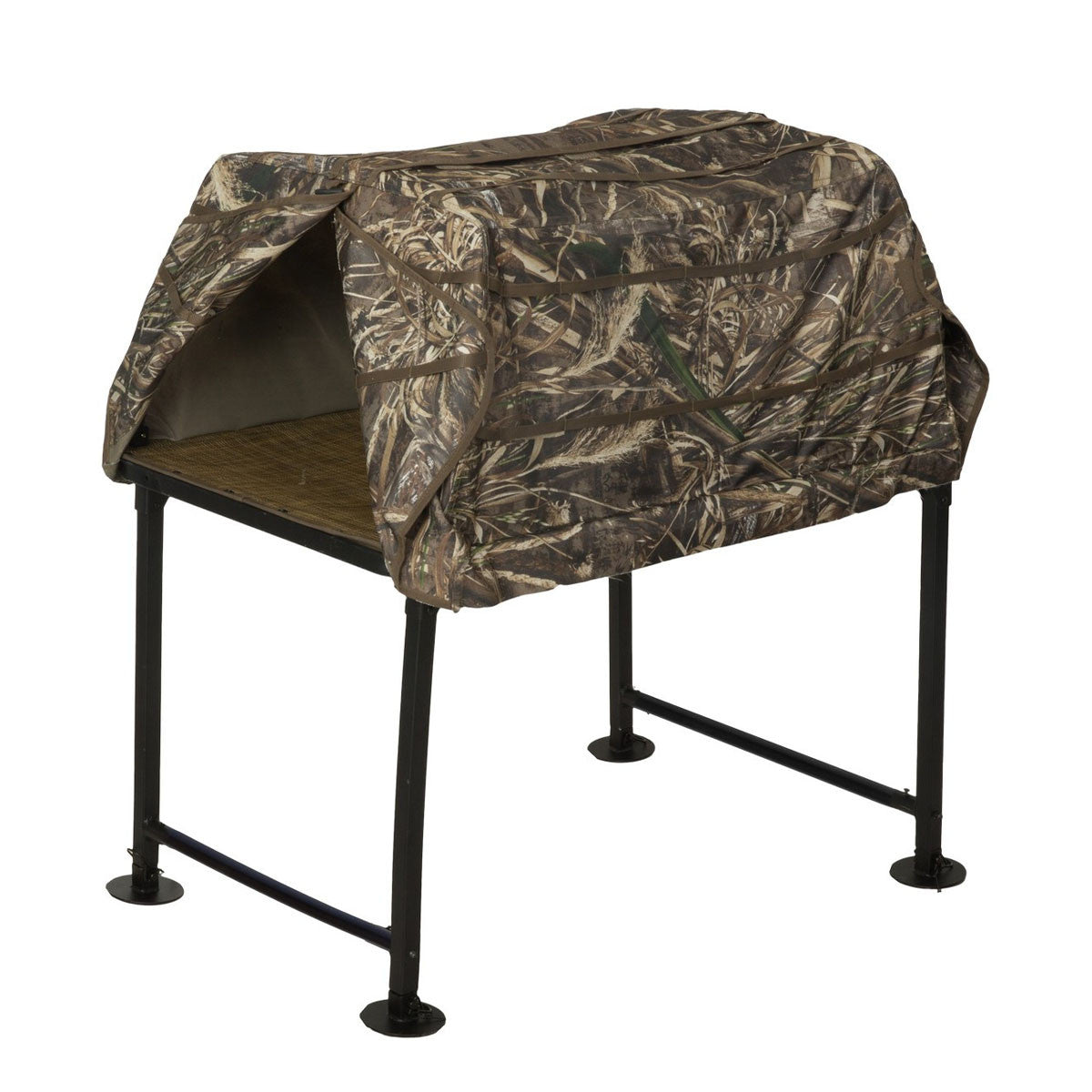Avery Sporting Dogs High Ground-Force Elevated Dog Blind Image Realtree Max 7