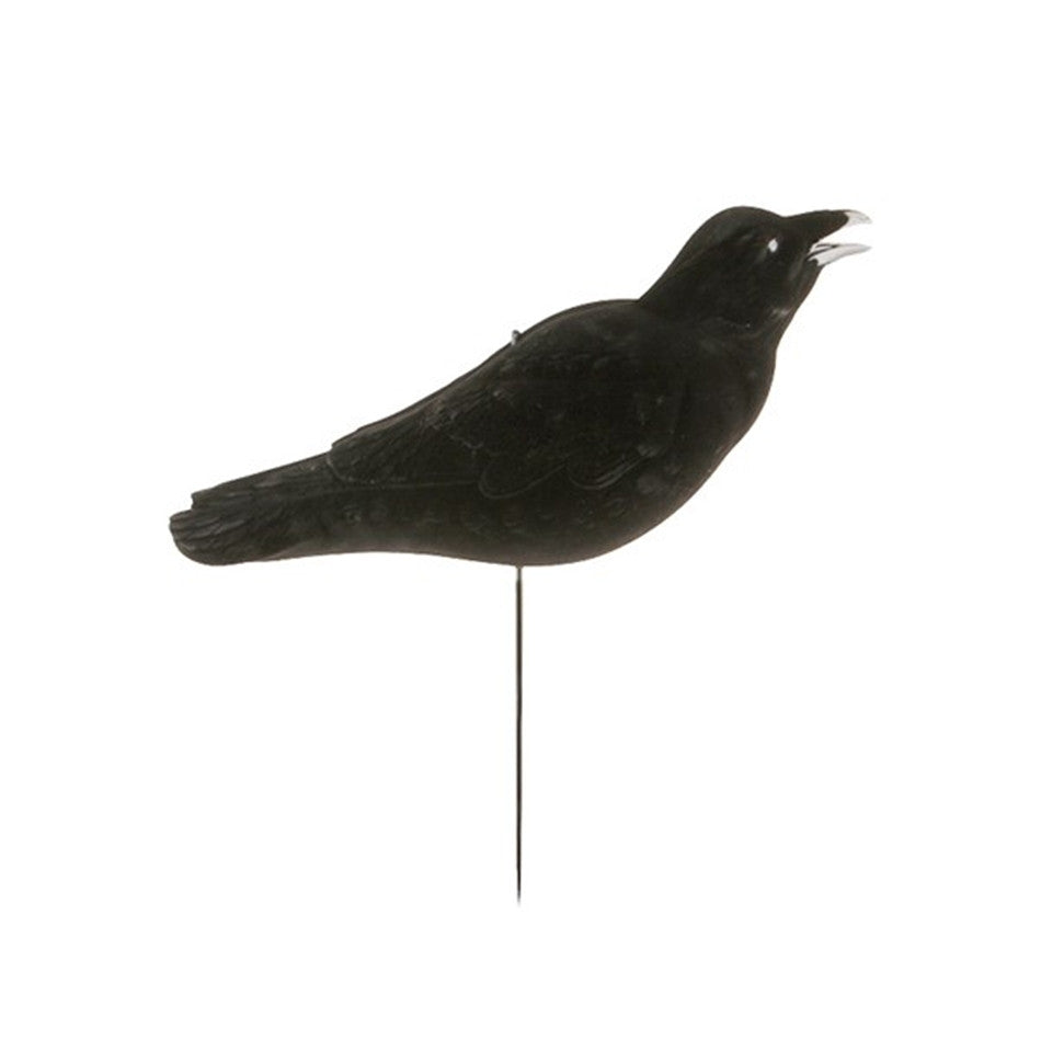 GHG Fully Flocked Elite Series Aggressive Caller Crow Decoy image