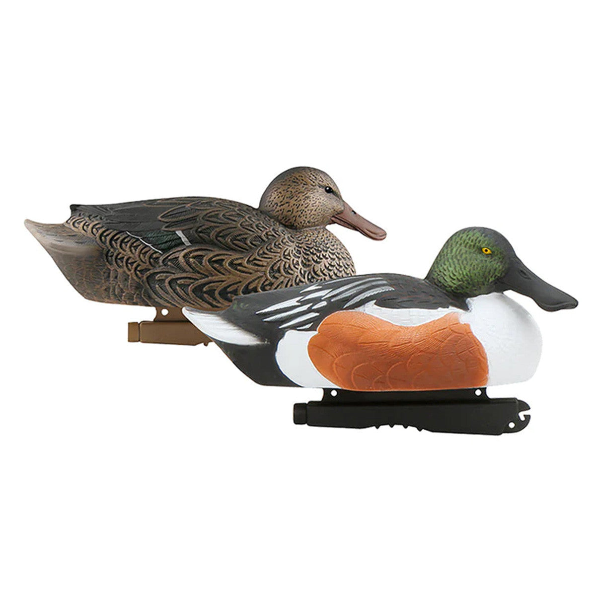 GHG Decoy Systems Hunter Series Over-Size Shovelers Drake and Hen Image