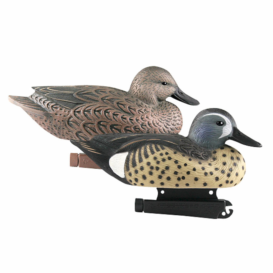 GHG Decoy Systems Life-Size Blue-Winged Teal Duck Decoys Drake and Hen Image