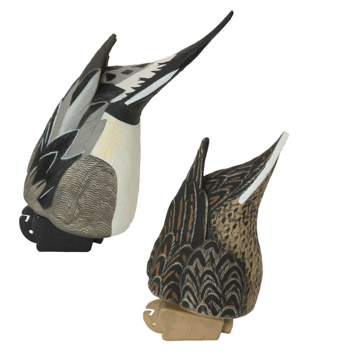 GHG Decoy Systems Pro-Grade Pintail Drake and Hen Butt-Up Feeder Decoys Image