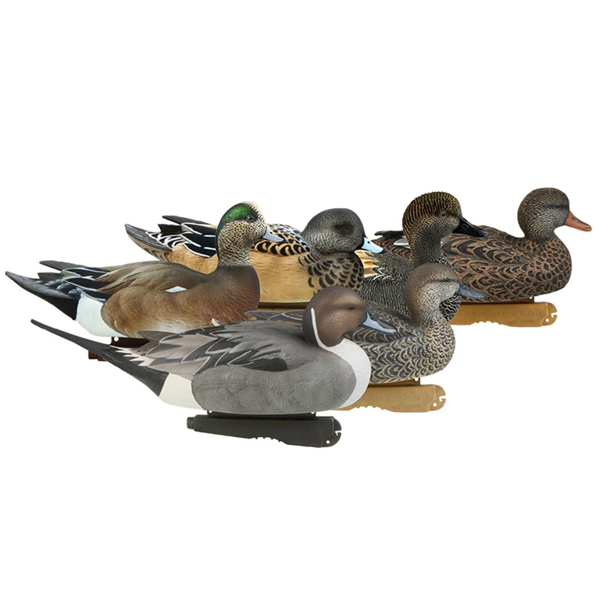 GHG Decoy Systems Pro-Grade Puddler Duck Decoys 6 Pack Image