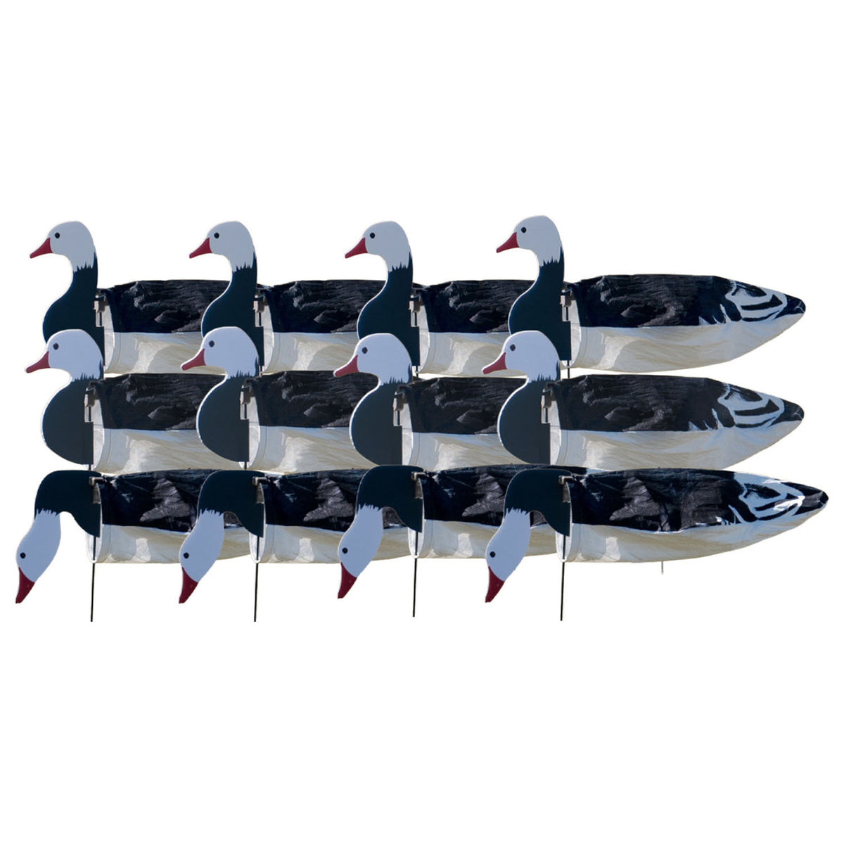 Product Image of the GHG Decoy Systems Pro-Grade Sock Tall Blue Goose Decoys with Heads.