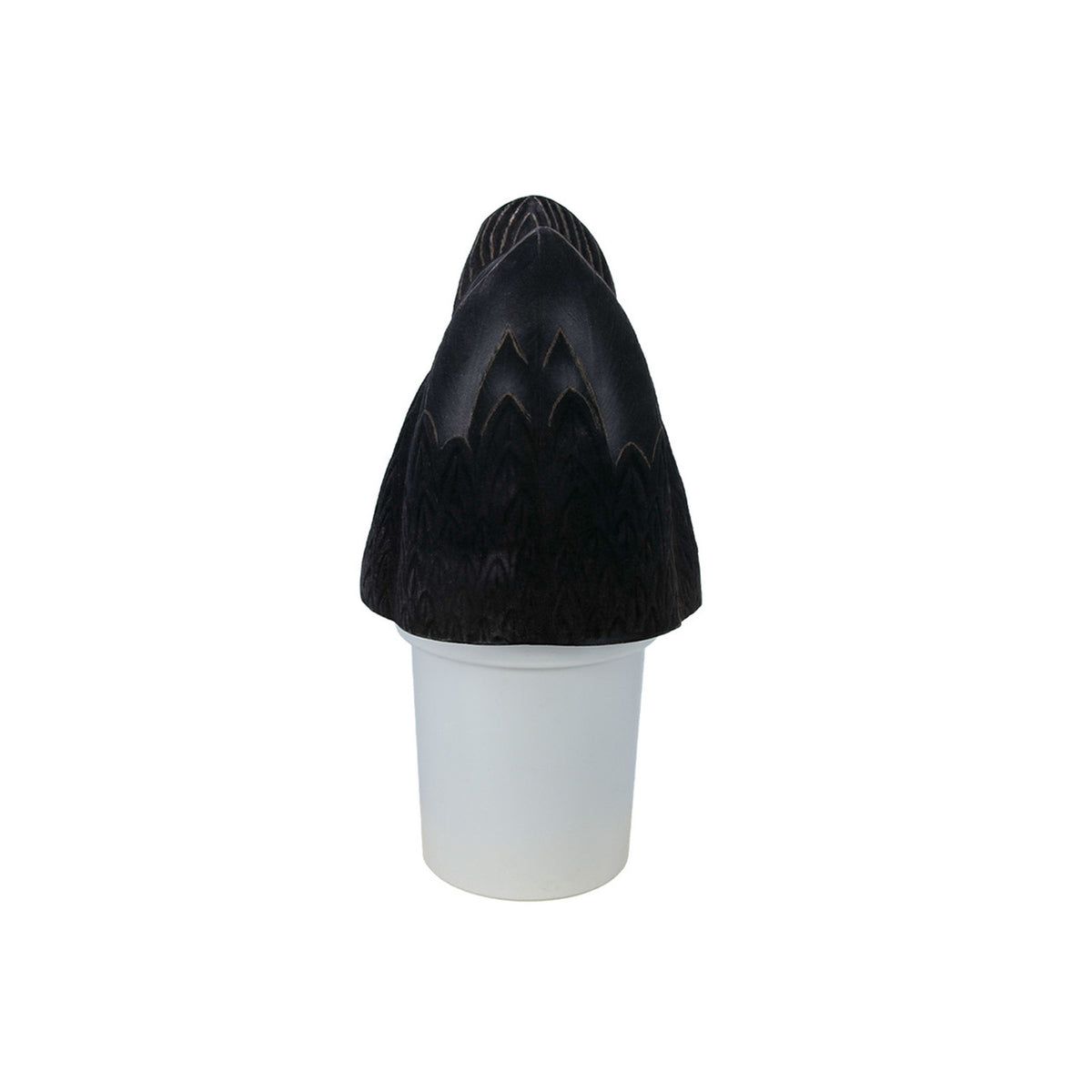 Front Image of the Avian-X Power Kicker Floating Black Duck Decoy.
