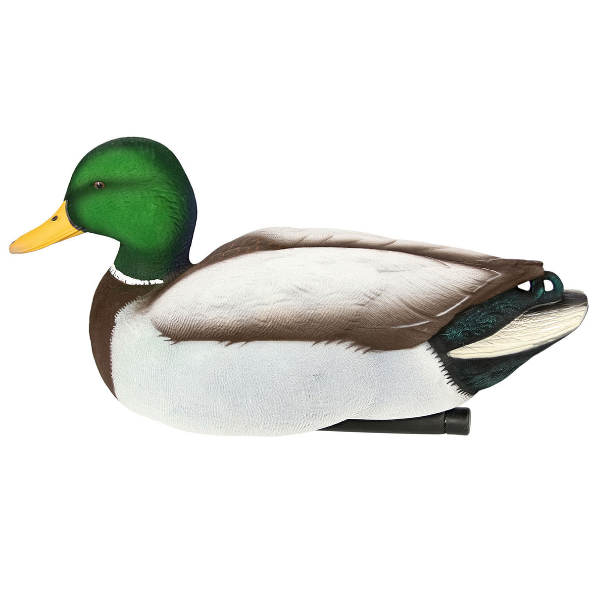 High Head image of the Avian-X Fully Flocked Topflight Mallard Drake.