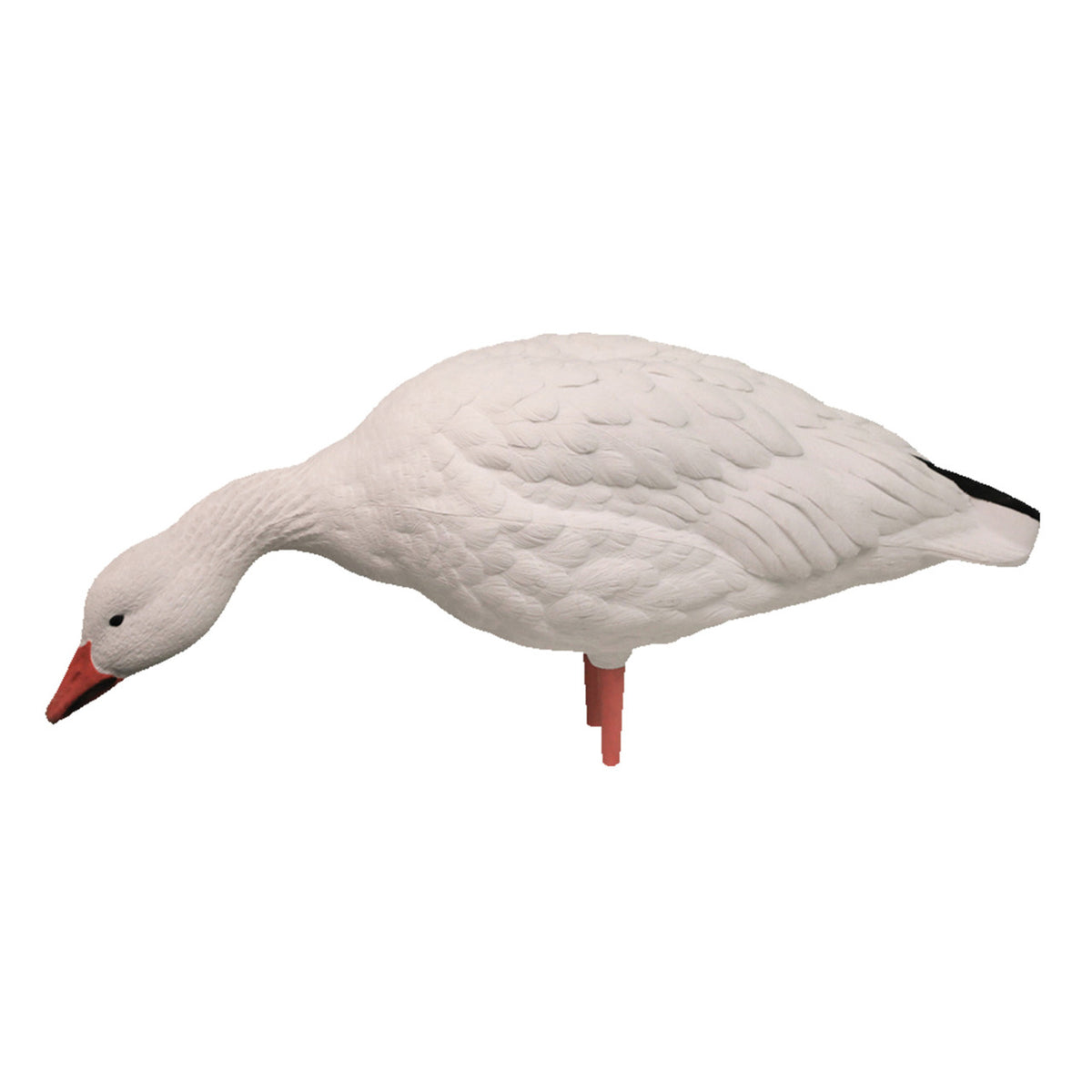 image of Avian-X AXP Fully Body Snow and Blue Mix Goose Decoys Adult Snow Feeder.