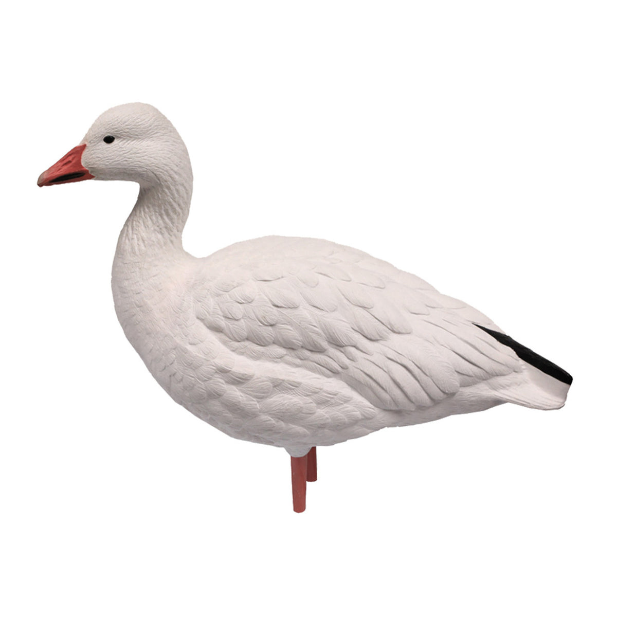 image of Avian-X AXP Fully Body Snow and Blue Mix Goose Decoys Adult Snow Upright.