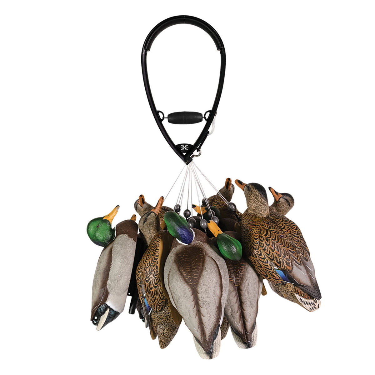 Image of the Avian-X Floating Shoulder Loop Texas Rig System with 6 oz. Egg Weights with Decoys.