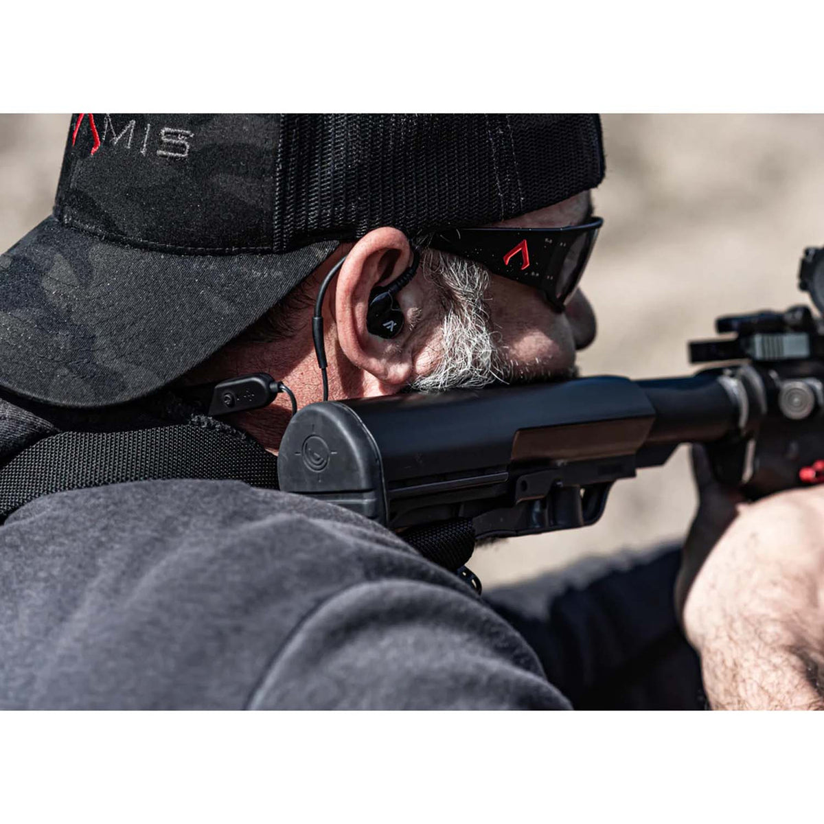 In Use Image of the Axil GS Extreme 2.0 Earbuds.