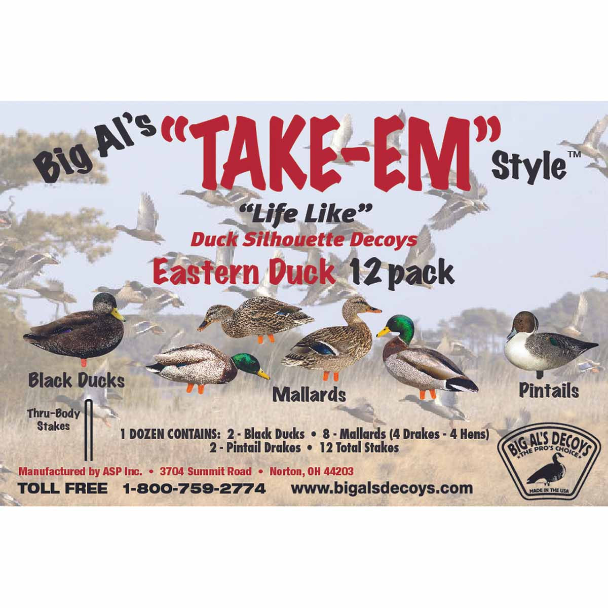 Take Em Style Easter Duck Silhouettes 12 Pack