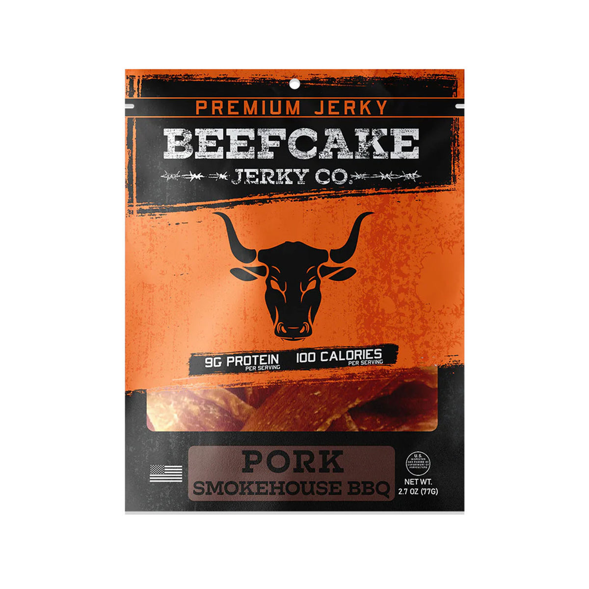 Image of the Beefcake Jerky Co. Pork Smokehouse Jerky - 2.7 oz.