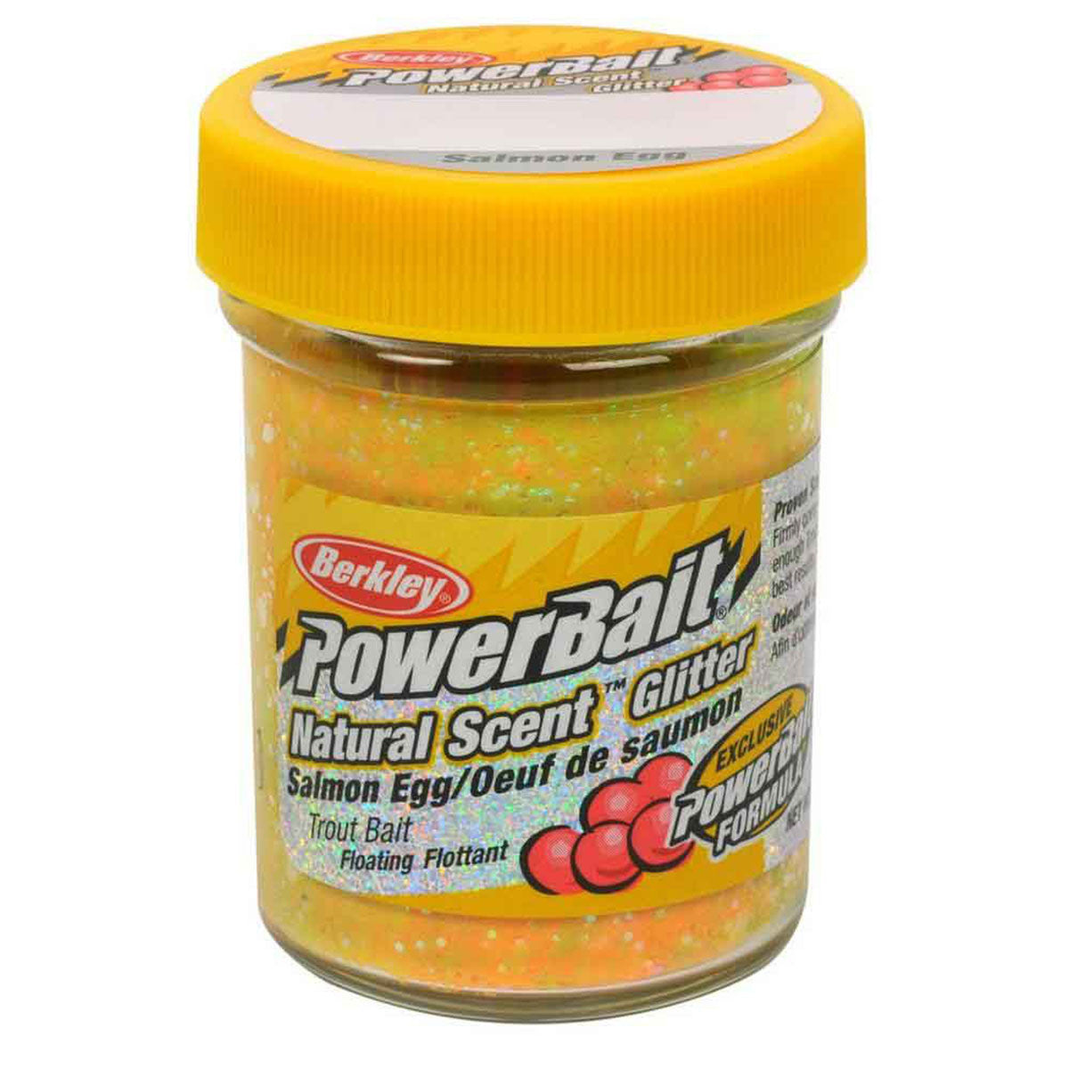 Berkley PowerBait Natural Glitter Trout Bait Image in Rainbow