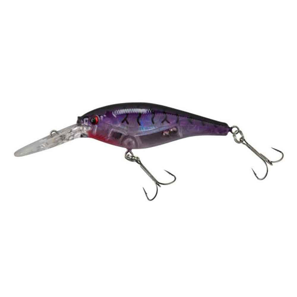 Berkley Flicker Shad Image in Flashy Purple Tiger