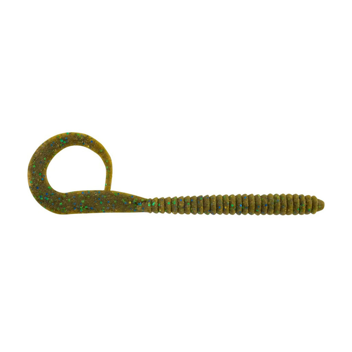 Berkley PowerBait MaxScent Kingtail 8" Image in Green Pumpkin Candy