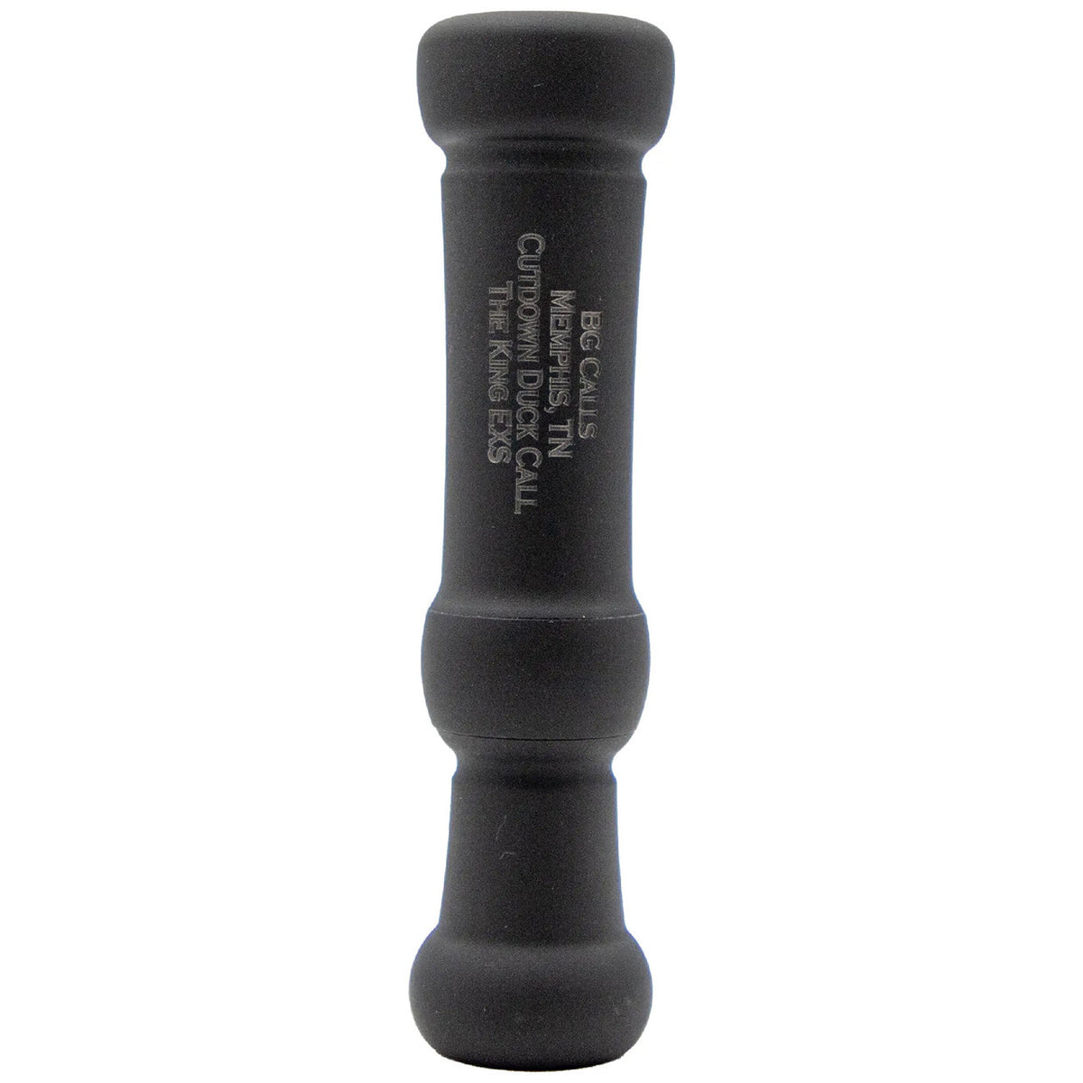 Buck Gardner The King EXS Cutdown Duck Call image in Matte Black