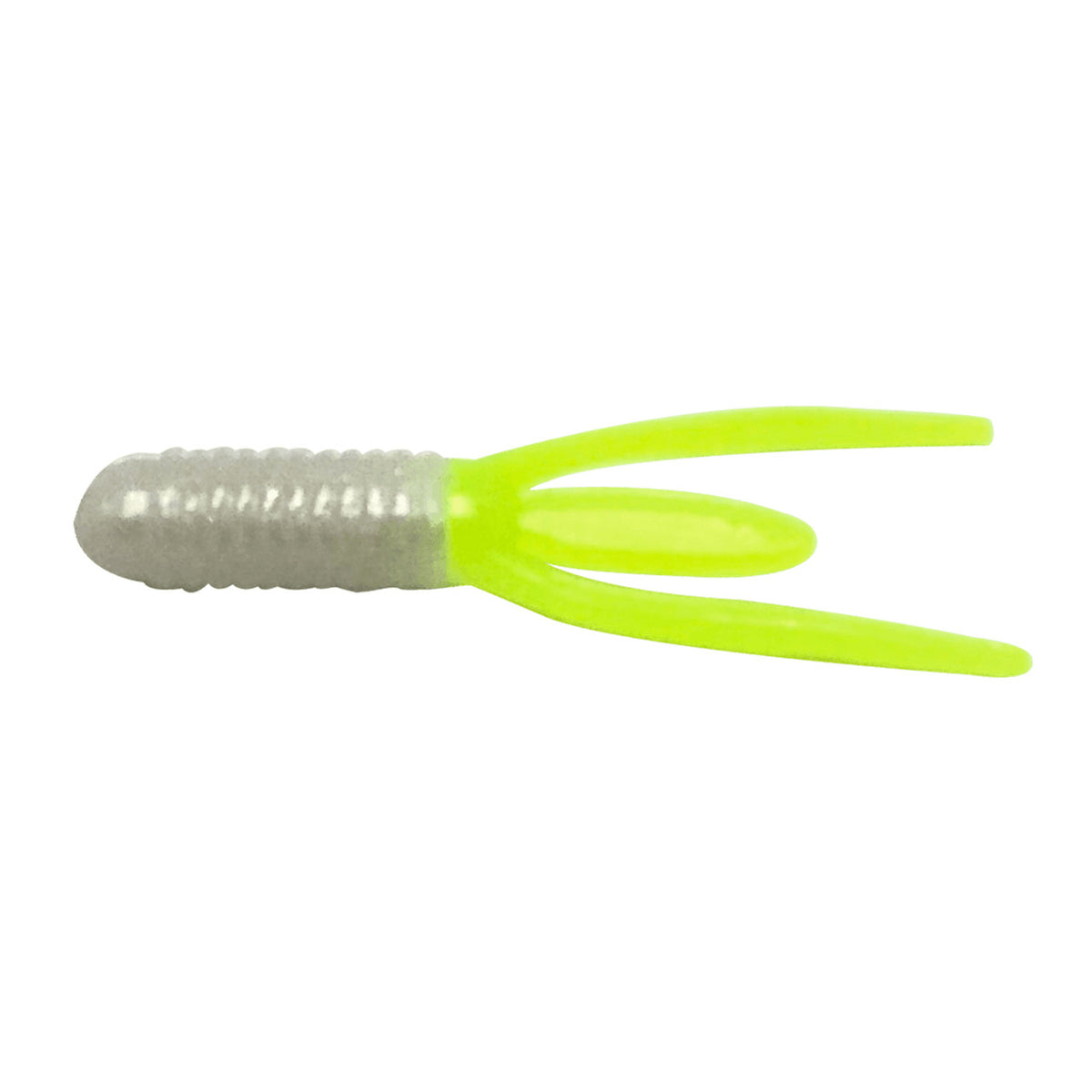 BoneHead Tackle Stump Bug Image in White Lightning