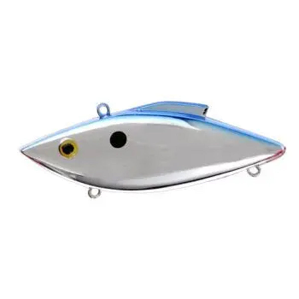 Image of the Bill Lewis RAT-L-Trap Fishing Lure in Chrome Blue Back
