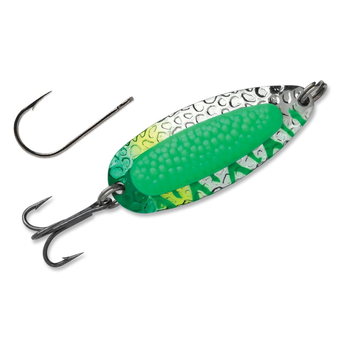 Blue Fox Lures 1/2 oz. Fluorescent Green UV Pixee Spoon