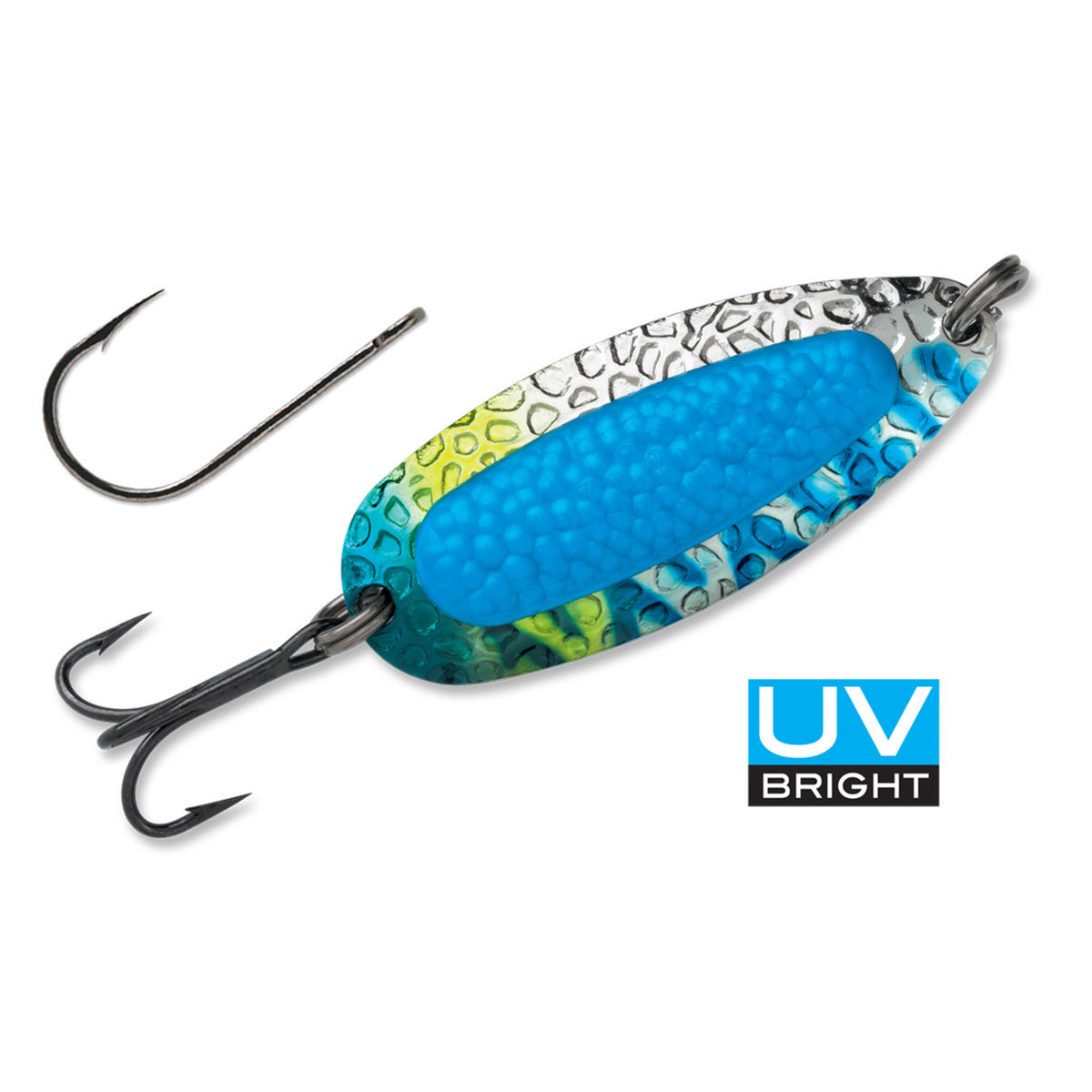 Blue Fox Lures Pixee Spoon Image in Blue UV