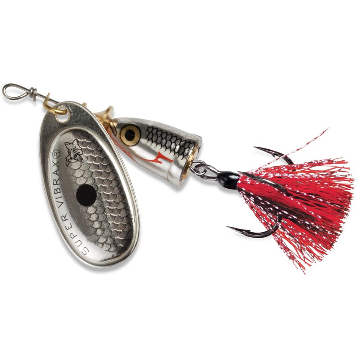 Blue Fox Vibrax Foxtail 1/4 oz. Silver Shiner