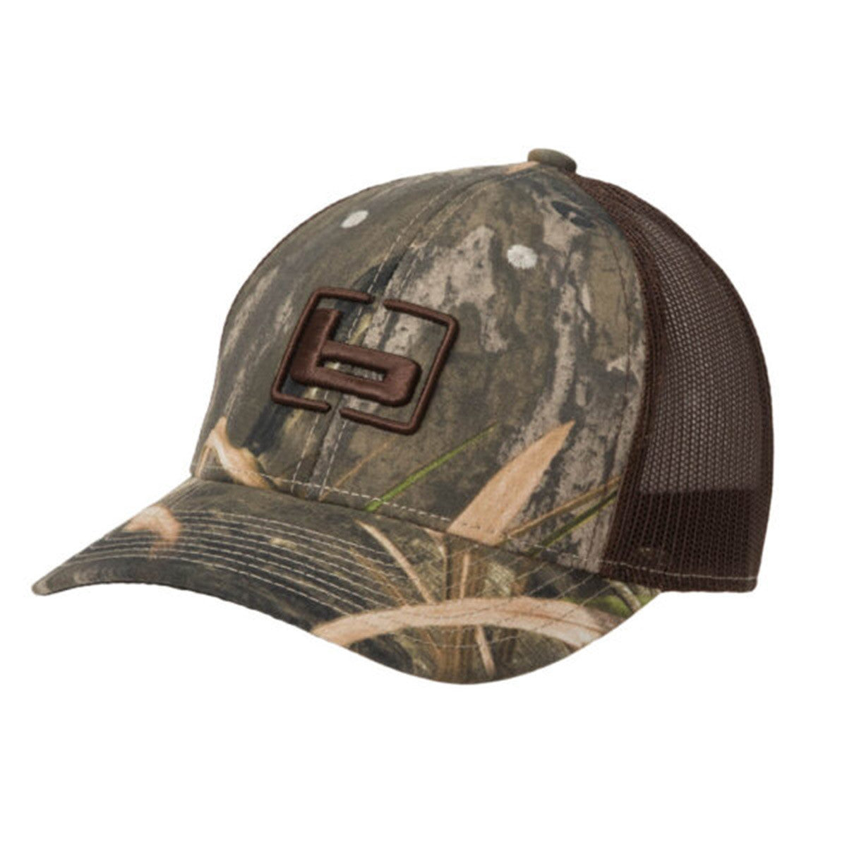 Banded Trucker Cap image in Mossy Oak Habitat