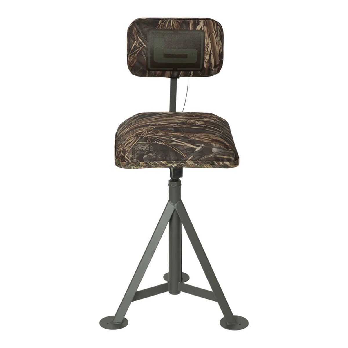 Banded Tripod Blind Stool Front Image in Realtree Max 7