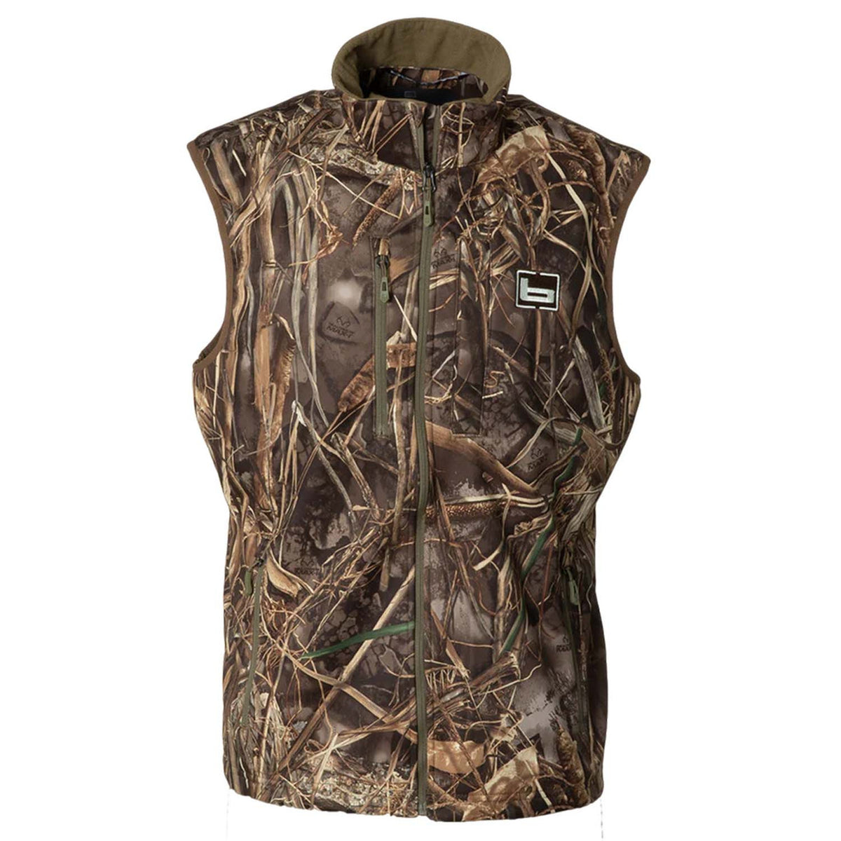 Banded Windshear Softshell Vest Image in Realtree Max 7