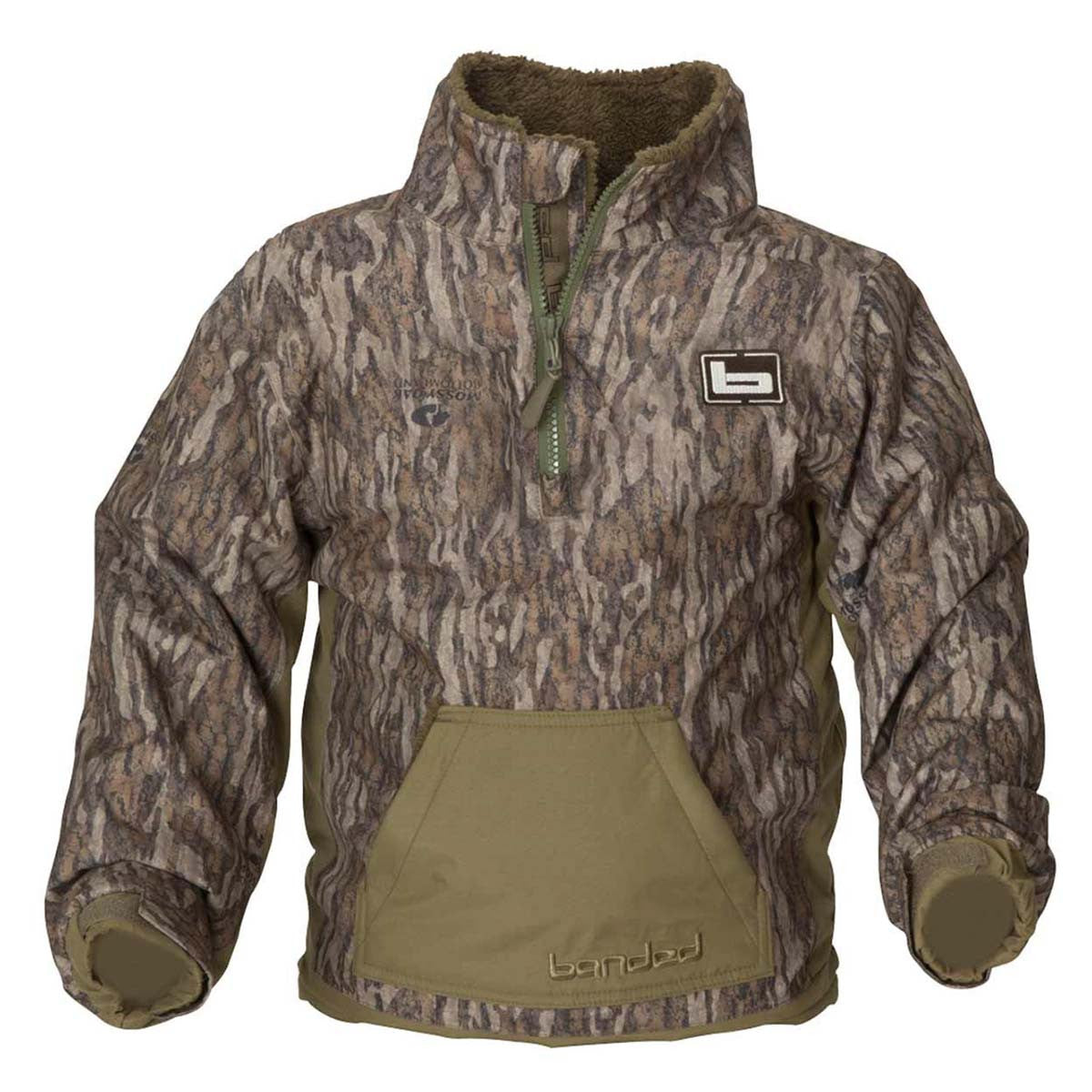 Banded Chesapeake Youth Pullover Image in Mossy Oak Bottomland