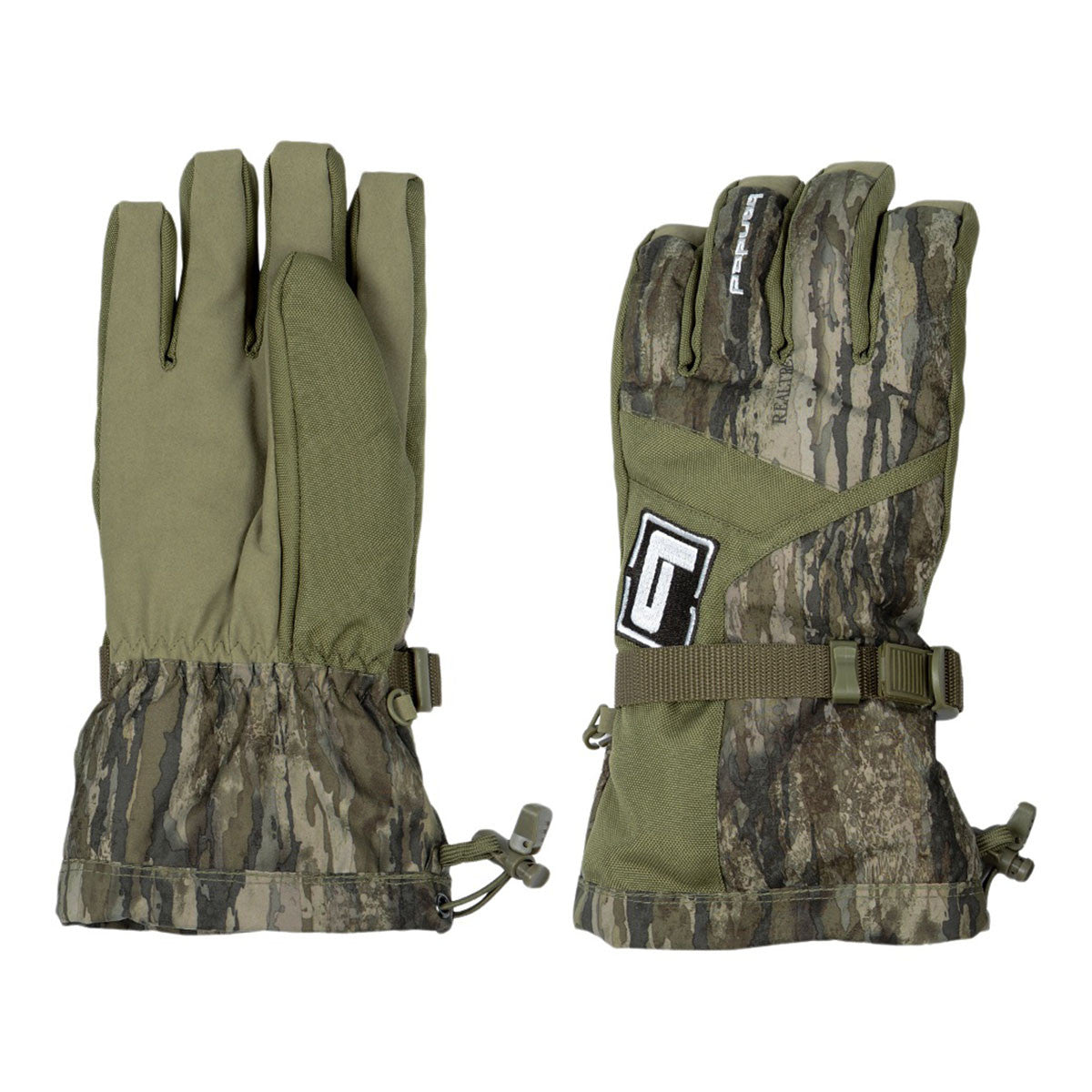 Banded Youth White River Glove Image in Realtree Legacy