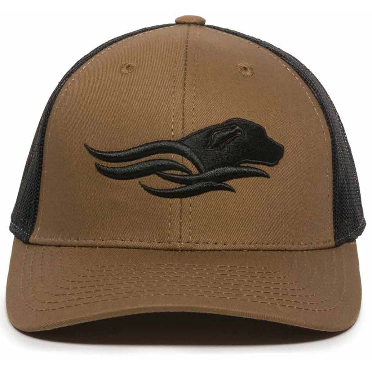 ASD Snapback Cap, Brown / Black