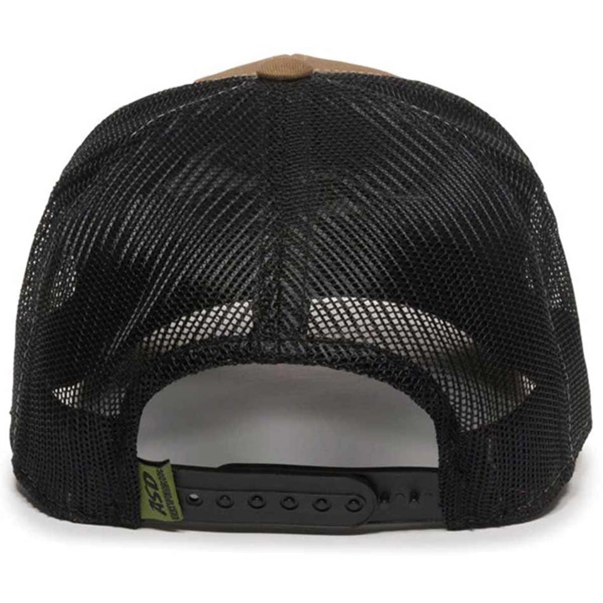 ASD Snapback Cap, Brown / Black