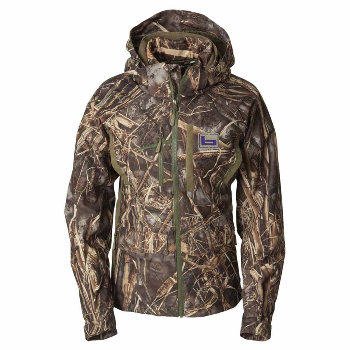 Banded Women's White River Wader Jacket Image in Realtree Max 7