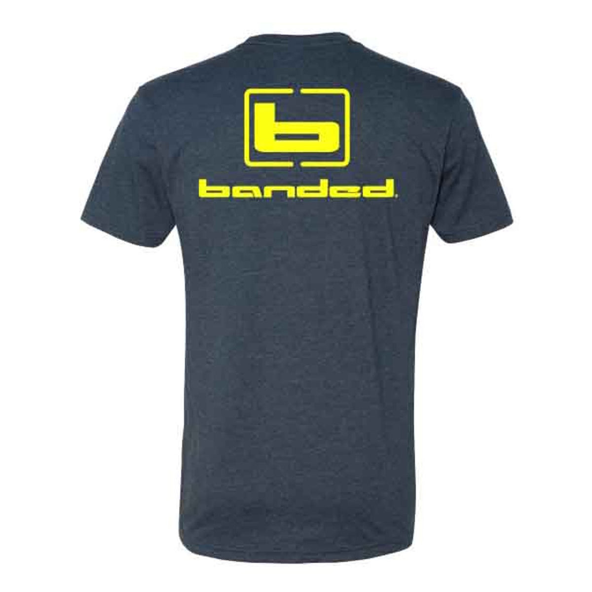 Banded Signature Logo Graphic T-Shirt Image in Navy