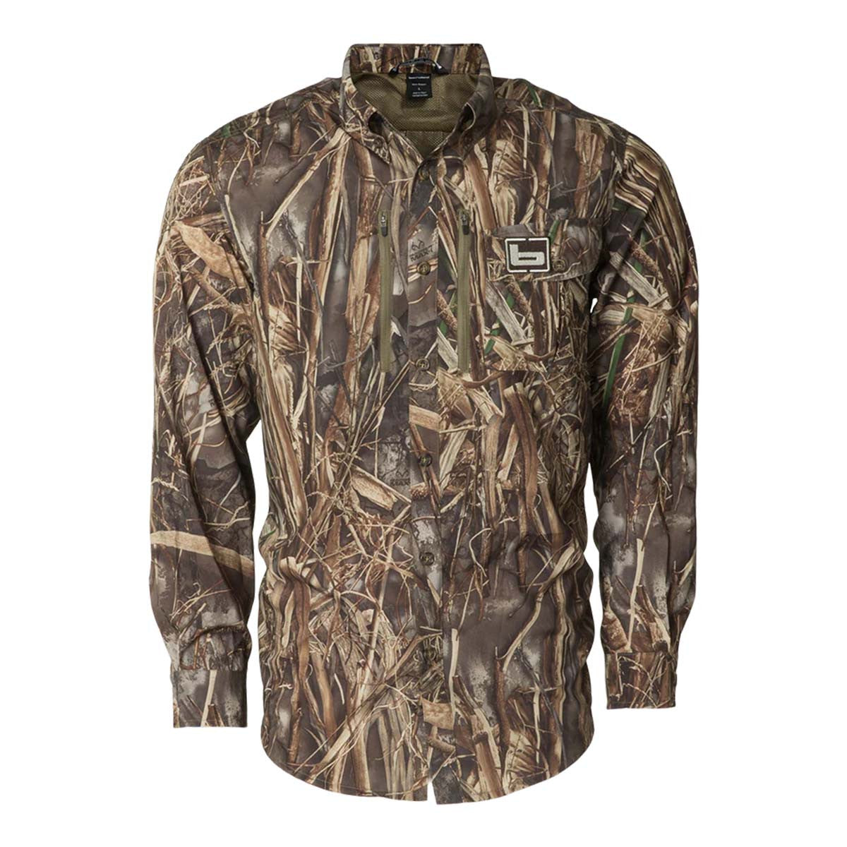 Banded Badlander Hunting Shirt Image in Realtree Max 7
