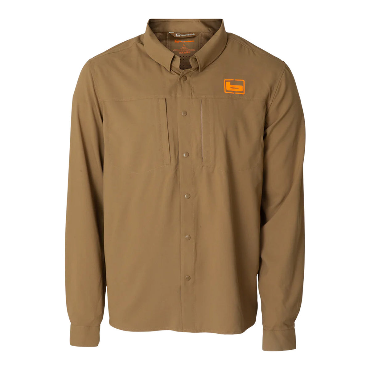 Banded Fieldstone Upland Long-Sleeve Shirt Front Image
