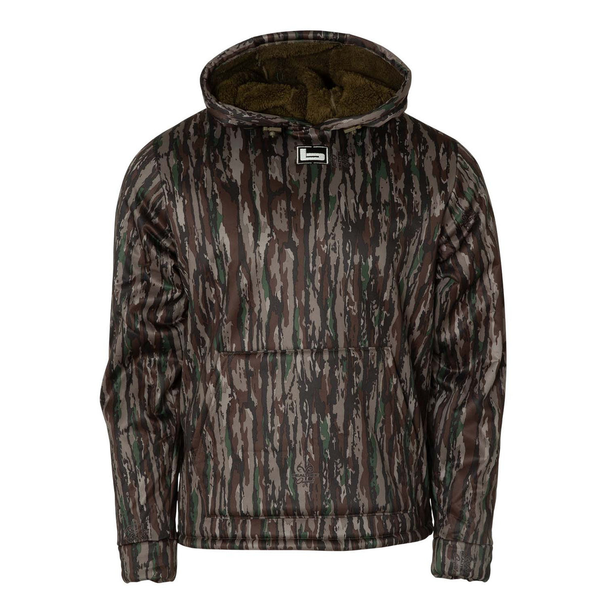 Banded Atchafalaya Pullover Front Image in Realtree Original