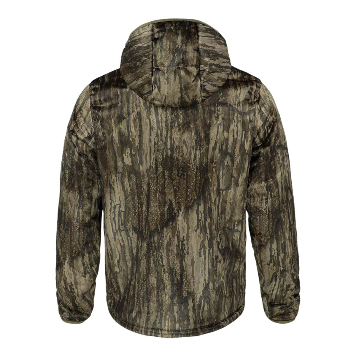 Banded Fanatech Softshell 1/2-Zip Hoodie Back Image in Realtree Legacy
