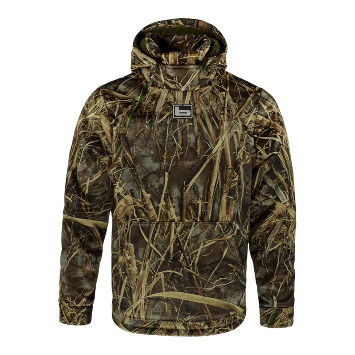 Banded Fanatech Softshell Masked Hoodie Front Image in Realtree Max 7