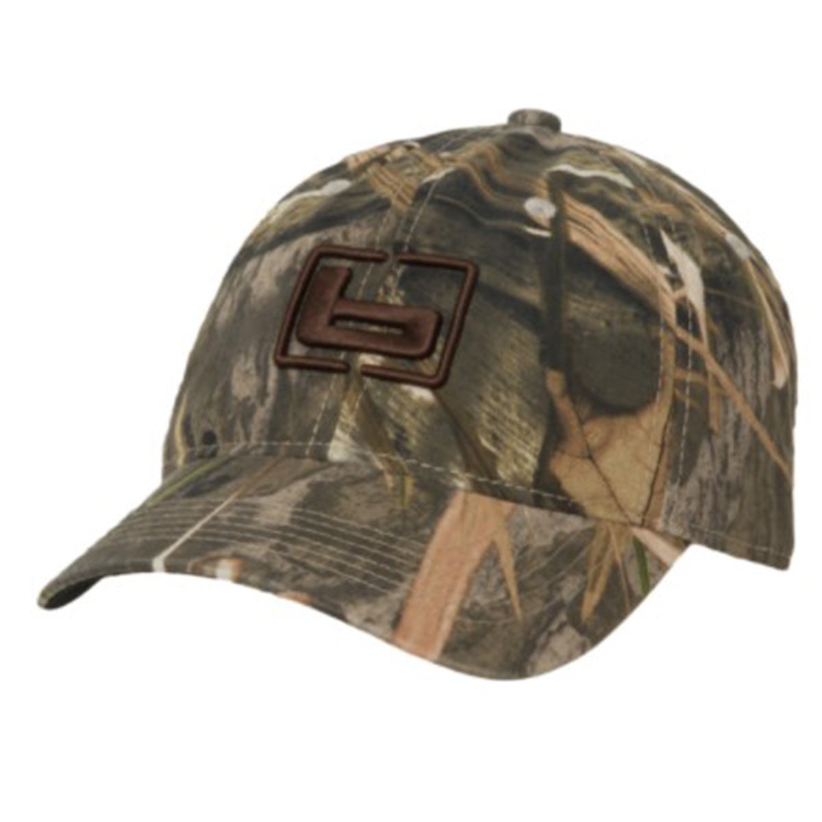 Banded Camo Cotton Cap Image in Mossy Oak Habitat Realtree Legacy