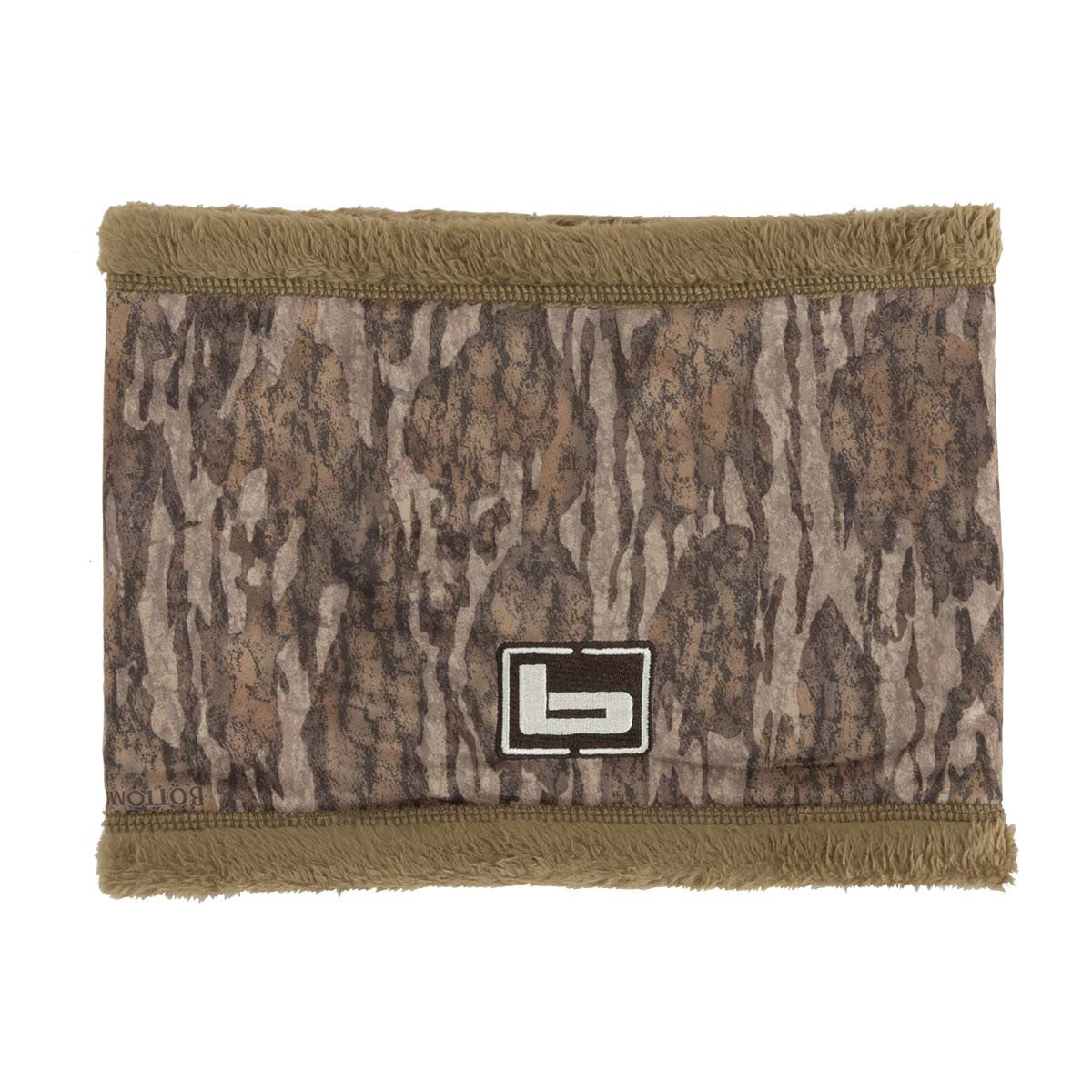 Banded Double Layer Neck Gaiter, Mossy Oak Bottomland Variation