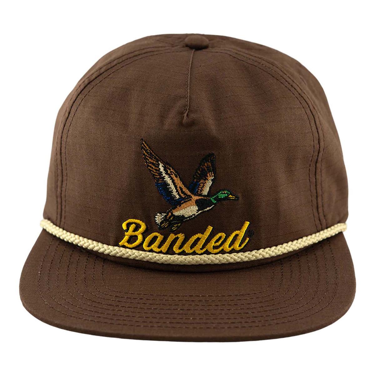 Banded Flyer Cap image in Brown