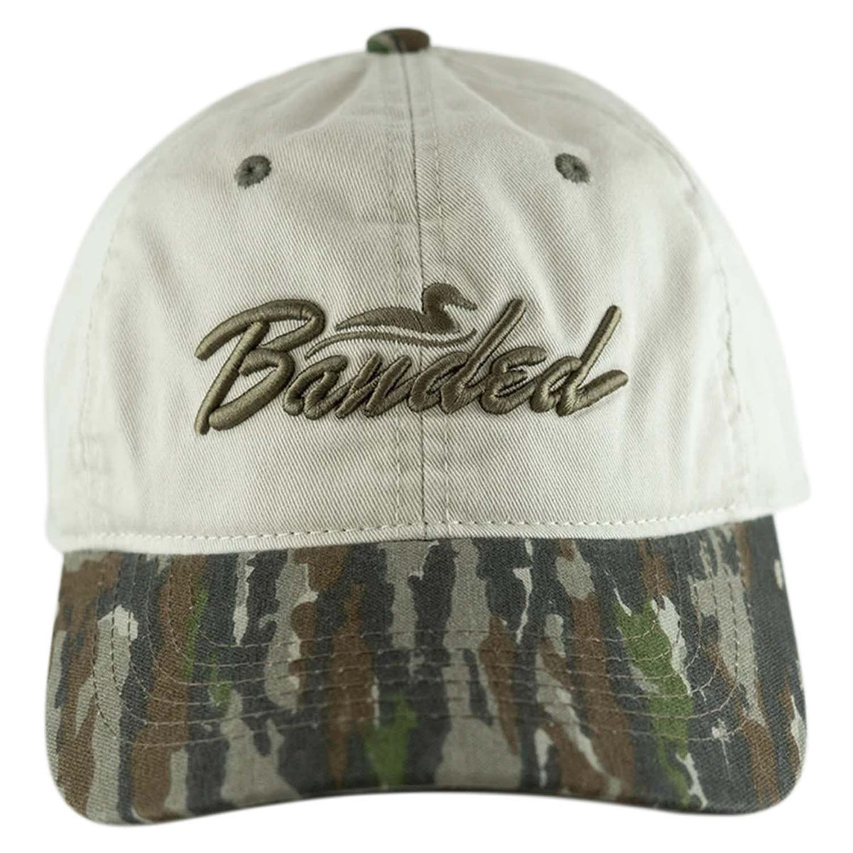 Front Image of the Banded Duck Slash Hat.