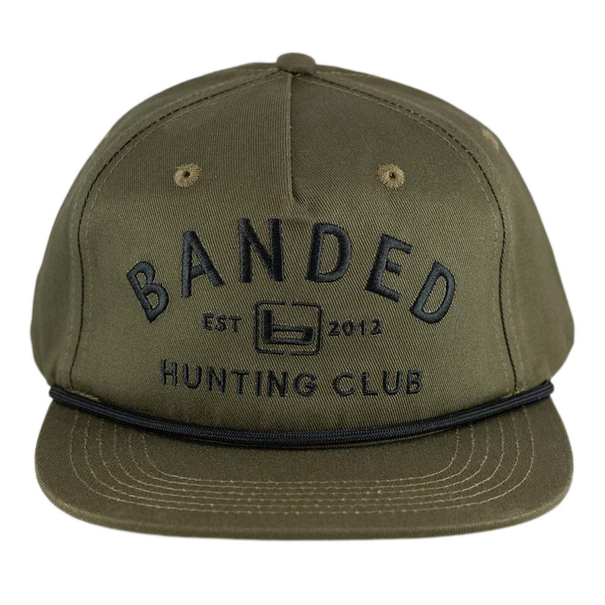 Front Image of the Banded LOST Goat Rope Arched Hunting Club Hat.