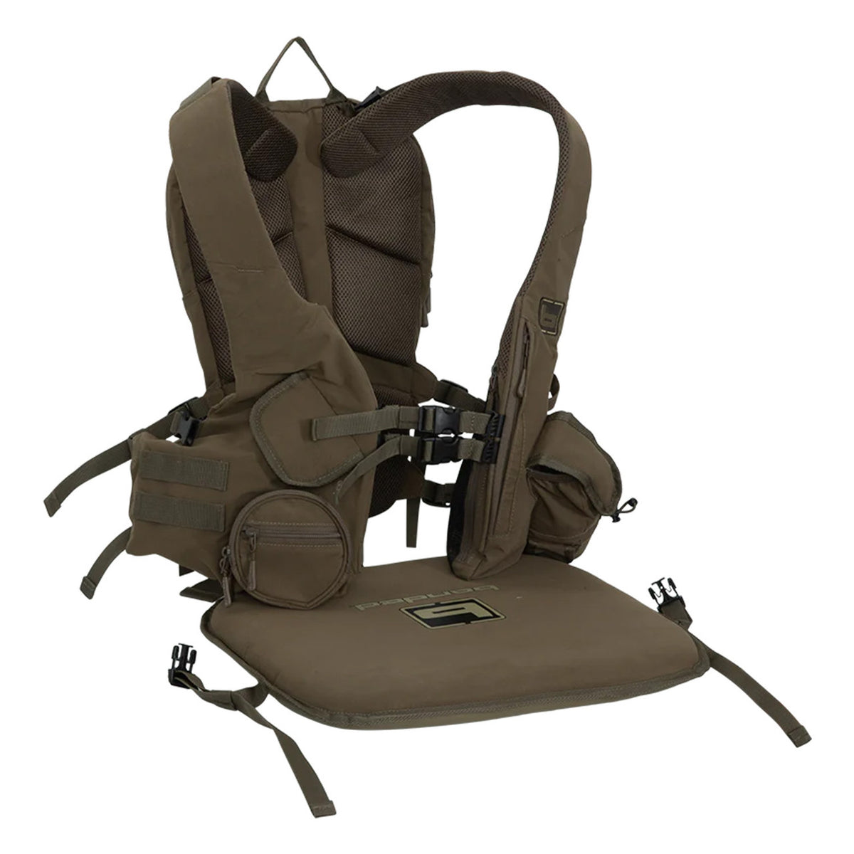 Other tilted open back image of the Banded Air Elite Turkey Vest.