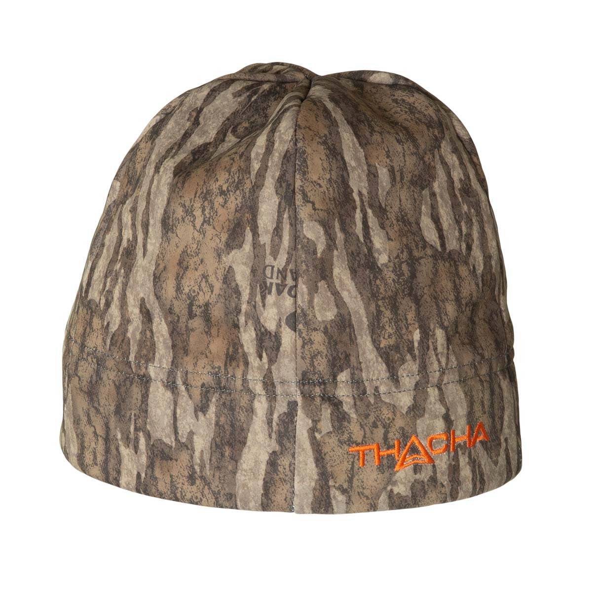 Thacha L-2 Midweight Soft-Shell Beanie Image in Mossy Oak Bottomland