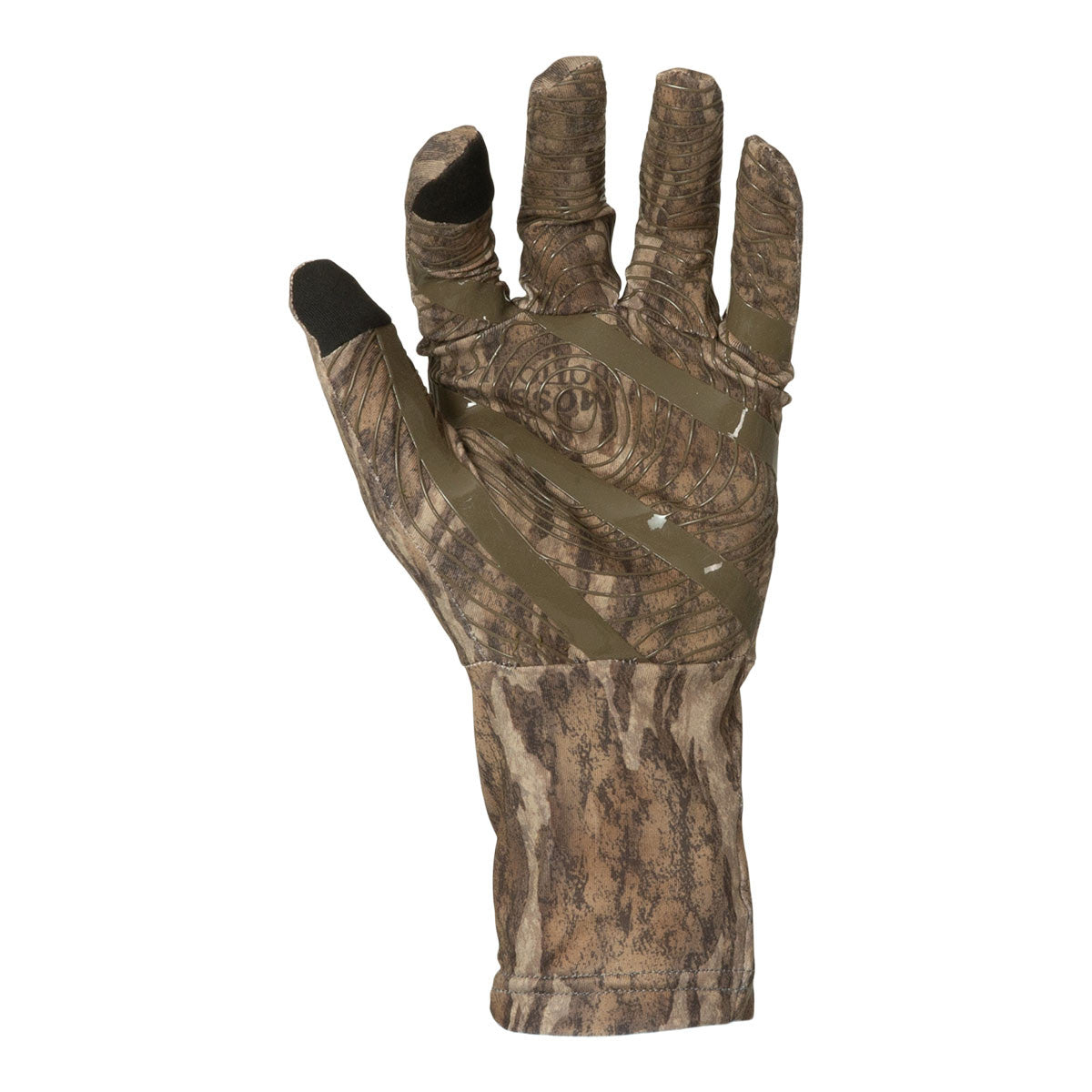 Thacha L-1 Early Season Glove Back Image in Mossy Oak Bottomland