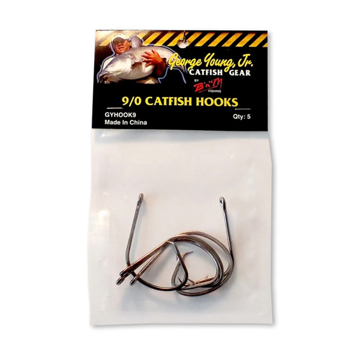 Packaged Image of the B'n'M George Young Jr. Signature Catfish Gear Catfish Hooks.